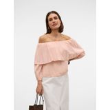 Blouse - Off-shoulder - Lange Mouwen - Regular Fit