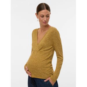 Top - Bodycon Fit - V-hals - Lange Mouwen - Voedingsfunctie