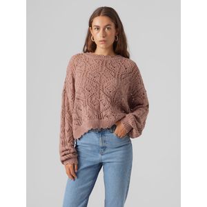 Vmfiola - Gebreide Pullover - O-hals - Lange Mouwen - Ballonmouwen