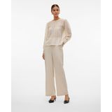 VERO MODA Broek 'Dinna'  lichtbeige
