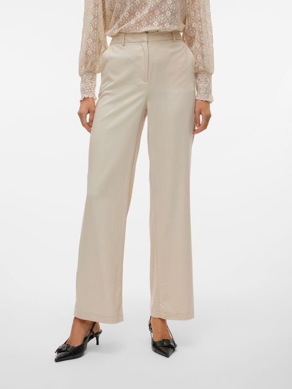 VERO MODA Broek 'Dinna'  lichtbeige