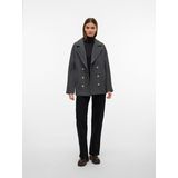 Vmfortune - Jas - Omkeerbaar - Lange Mouwen - Knoopsluiting met Dubbele Knopenrij