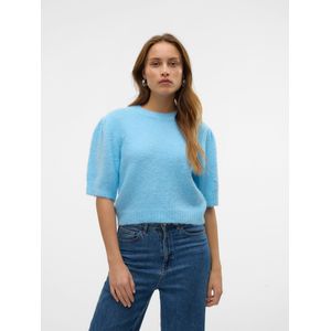 Vmnovah - Gebreide Pullover - O-hals - Korte Mouwen - Regular Fit