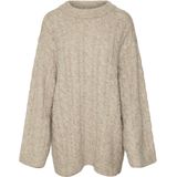Vmcobalt - Gebreide Pullover - O-hals - Lange Mouwen - Volumineuze Mouwen