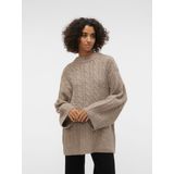 Vmcobalt - Gebreide Pullover - O-hals - Lange Mouwen - Volumineuze Mouwen