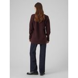 Vmanjastinna - Gebreide Pullover - V-Hals - Lange Mouwen - Ballonmouwen