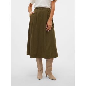 Vmvienna - High Waist Corduroy - Midi-rok