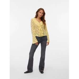 Awkienna - Blouse - V-Hals - Lange Mouwen - Ruches - Regular Fit