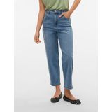 Vmbetty - High Rise Mom Fit Jeans - Stonewash