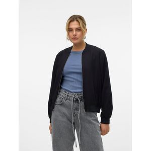 Bomber Jack - Hoge Hals - Lange Mouwen - Zwart - Polyester