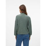 Vmnewrubellefile - Gebreide Pullover - Hoge Hals - Lange Mouwen - Ballonmouwen