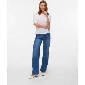 Vmflower - Top - O-hals - Korte Mouwen - Regular Fit