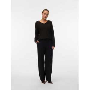 Vmcrewlefile - Gebreide Pullover - V-Hals - Lange Mouwen - Loose Fit