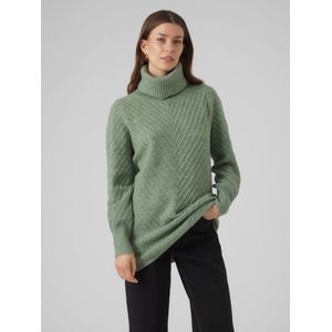 Vmanjastinna - Gebreide Pullover - Waterval Hals - Lange Mouwen