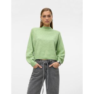 Vmleaf - Pullover - Gebreide Trui - Hoge Hals - Lange Mouwen - Regular Fit