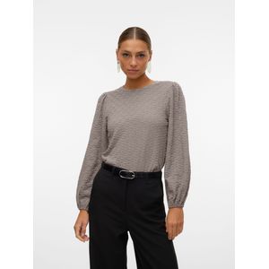 Vmflower - Blouse - O-hals - Lange Mouwen - Regular Fit