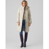 Vero Moda - VMMARGARET LONG COAT GA - Dames Jas - Oatmeal