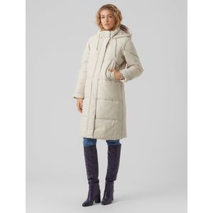 Vero Moda - VMMARGARET LONG COAT GA - Dames Jas - Oatmeal