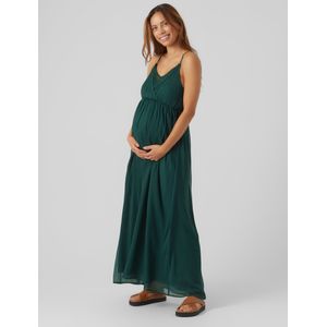 Vmmolivia - Zwangerschapsjurk - Maxi Lengte - Mouwloos - V-Hals