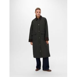 Vmsilja - Tussenjas - Lang - Gespreide Kraag - Drukknoop en Ritssluiting