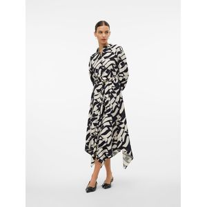 Jurk - Mini - Lange Mouwen - Overhemd Kraag - Regular Fit