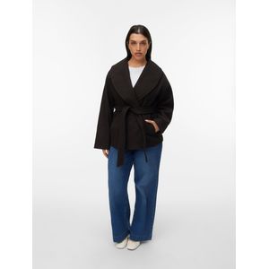 Vmcanne - Jas - Omkeerbaar - Lange Mouwen - Riemsluiting - Voorzakken - Polyester Voering