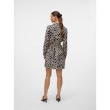 VMVIGDIS - L/S ABK WVN BTQ T-shirt - Noir/blanc