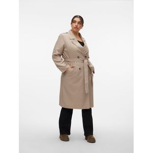 VERO MODA CURVE Trenchcoat Jas VMCSIRI Beige
