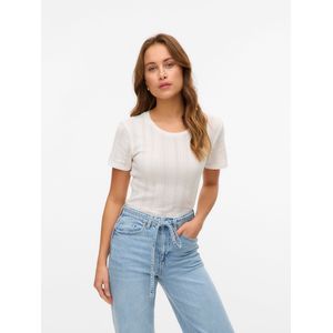Vmlisa - Top - T-shirt - O-hals - Korte Mouwen - Regular Fit