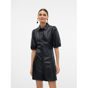 Vmsiggi - Korte Jurk - Regular Fit - Overhemd Kraag - 2/4 Mouwen