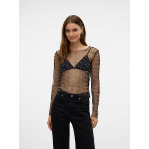 Vmberry - Top - Glitterdetail - Lange Mouwen - Regular Fit