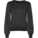 Vmhappyshine - Gebreide Pullover - Glitterdetail - O-hals - Lange Mouwen - Regular Fit