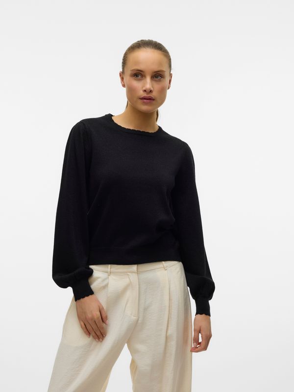 Vmhappyshine - Gebreide Pullover - Glitterdetail - O-hals - Lange Mouwen - Regular Fit