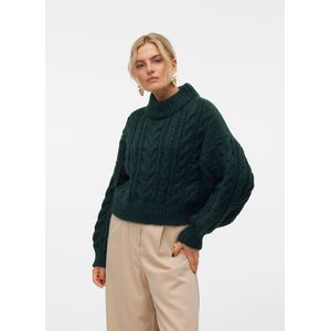 Vmdream - Gebreide Pullover - Hoge Hals - Lange Mouwen - Ballonmouwen