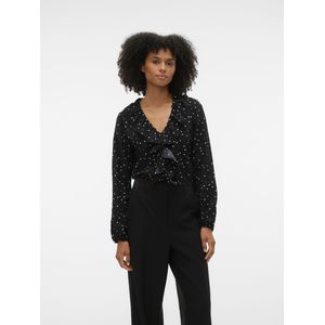 Vmvida - Top - V-Hals - Lange Mouwen - Ruches - Standard Fit