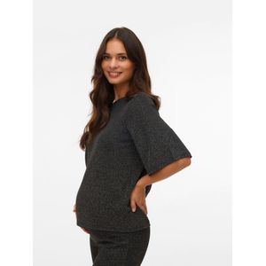 Top - O-hals - Glitterdetail - Regular Fit