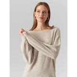 Vmlefile - Korte Jurk - Gebreide Jurk - Knielengte - Lange Mouwen - Regular Fit