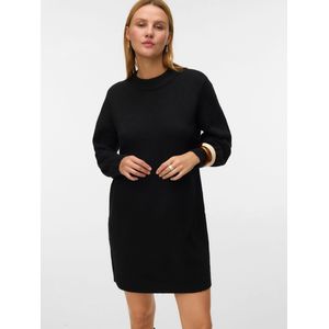 Vmbesti - Korte Jurk - Gebreide Jurk - Mini-lengte - Lange Mouwen