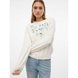 Vmalina - Gebreide Pullover - O-hals - Lange Mouwen - Regular Fit