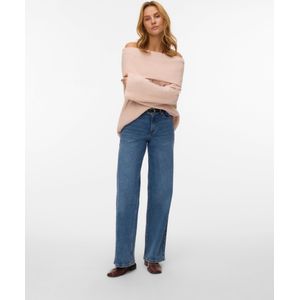 Vmera - Gebreide Pullover - Off-shoulder - Lange Mouwen - Regular Fit