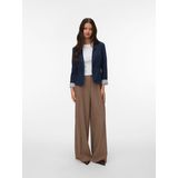 Vmharuki - Blazer - Kort - Slim Fit - Omkeerbare Hals - All-over Print Polyester Voering