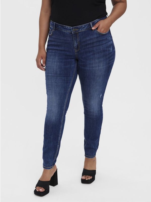 Vero Moda Curve Jeans 'VMCSeven'  donkerblauw