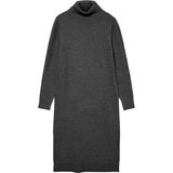 Vmboom - Midi-jurk - Gebreide Jurk - Rolkraag - Lange Mouwen - Enkel Lengte