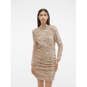 VERO MODA Cocktailjurk  beige / rose-goud