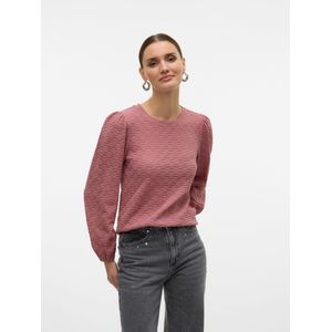 Vmflower - Blouse - O-hals - Lange Mouwen - Regular Fit