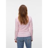 Vero Moda Lange Mouw Regular Fit Shirt - Model 'Lisa' - Effen Katoen