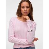 Vero Moda Lange Mouw Regular Fit Shirt - Model 'Lisa' - Effen Katoen