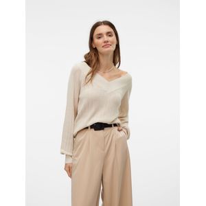 Pullover - Gebreid - V-Hals - Lange Mouwen - Regular Fit