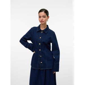 Vmnikka - Denim Overhemd - Slim Fit - Lange Mouwen