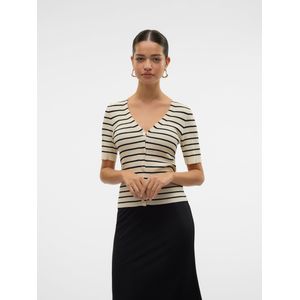 Vmrebecca - Gebreid Vest - V-Hals - Regular Fit - 2/4 Mouwen